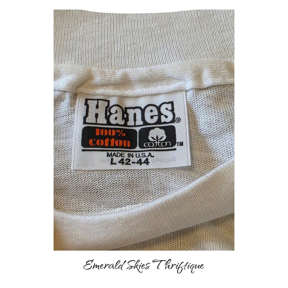 Vintage coca cola 81 beaver road race single stitch tshirt lee foster free ship - Picture 3 of 9